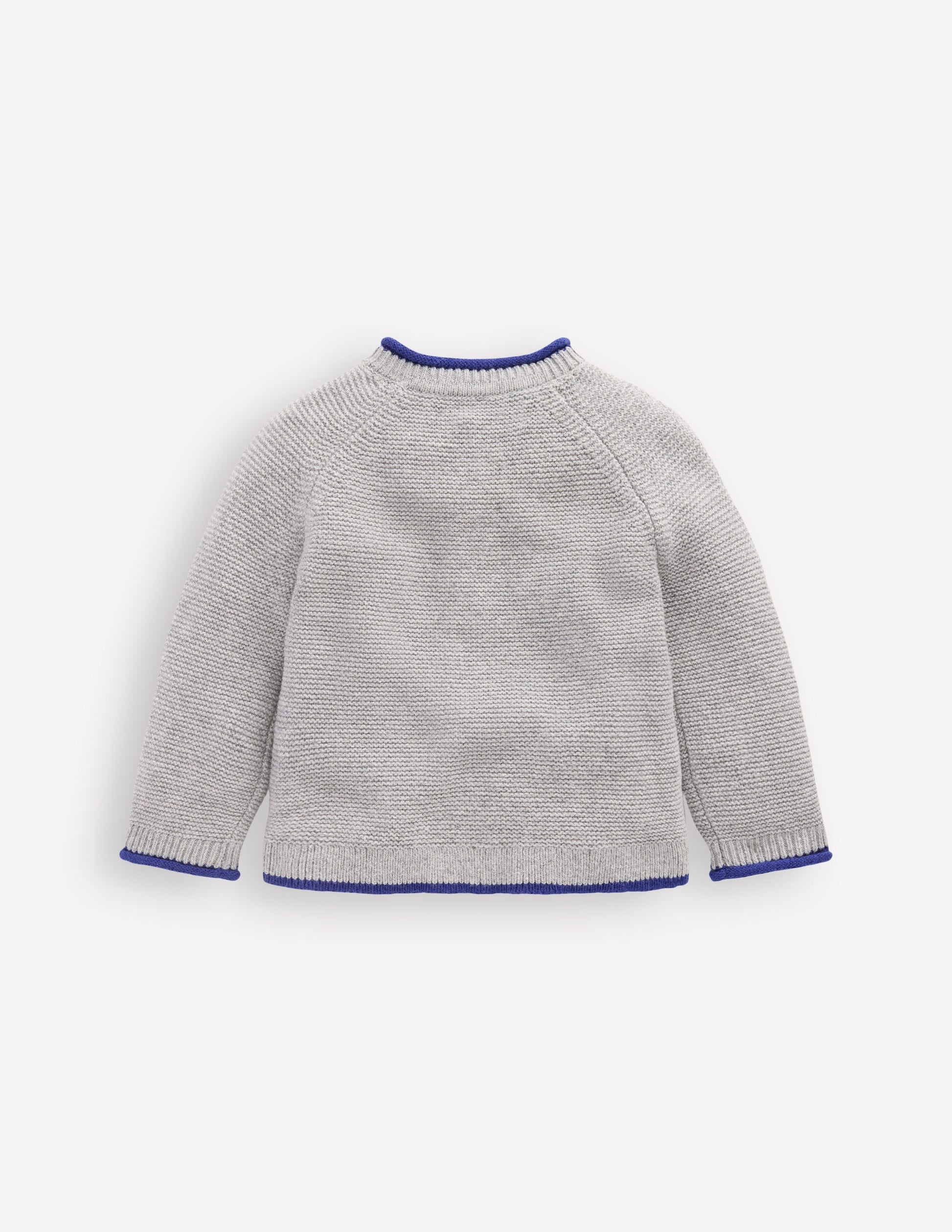 Novelty Logo Cardigan-Grey Marl Cars-2