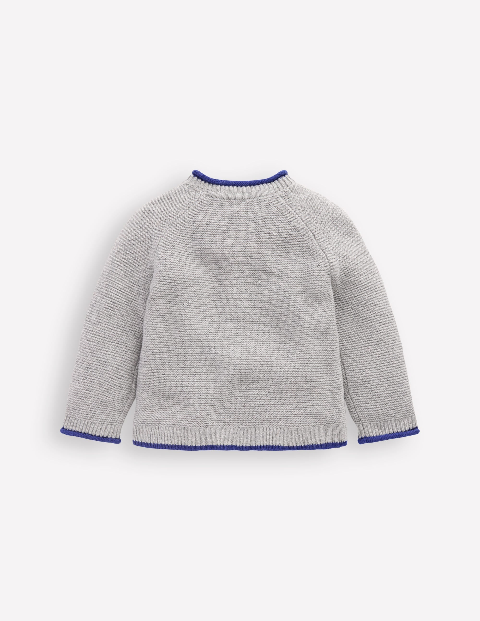 Novelty Logo Cardigan-Grey Marl Cars - Image 2
