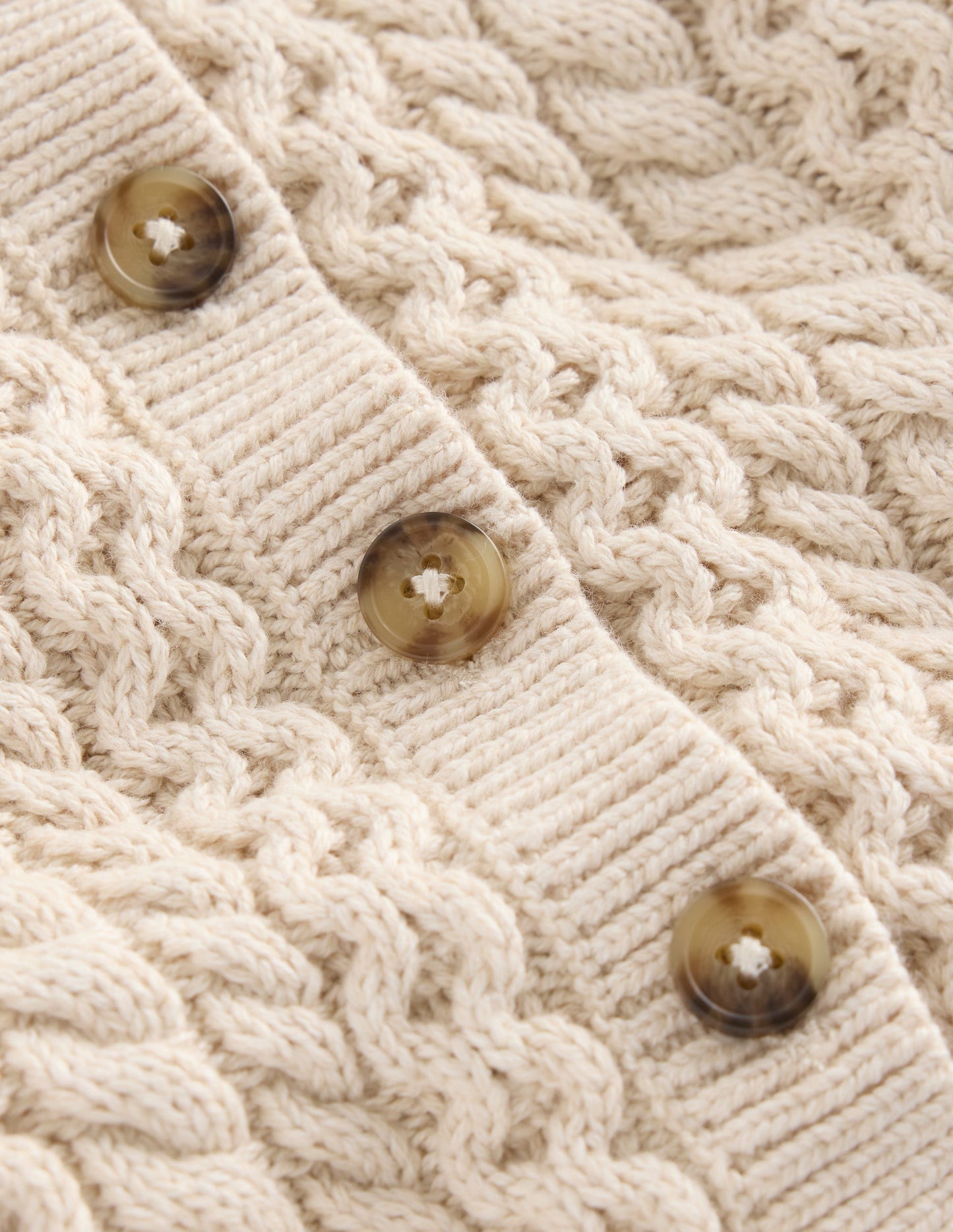 Cable Knitted Play Set-Oatmeal Marl