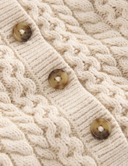 Cable Knitted Play Set-Oatmeal Marl-3