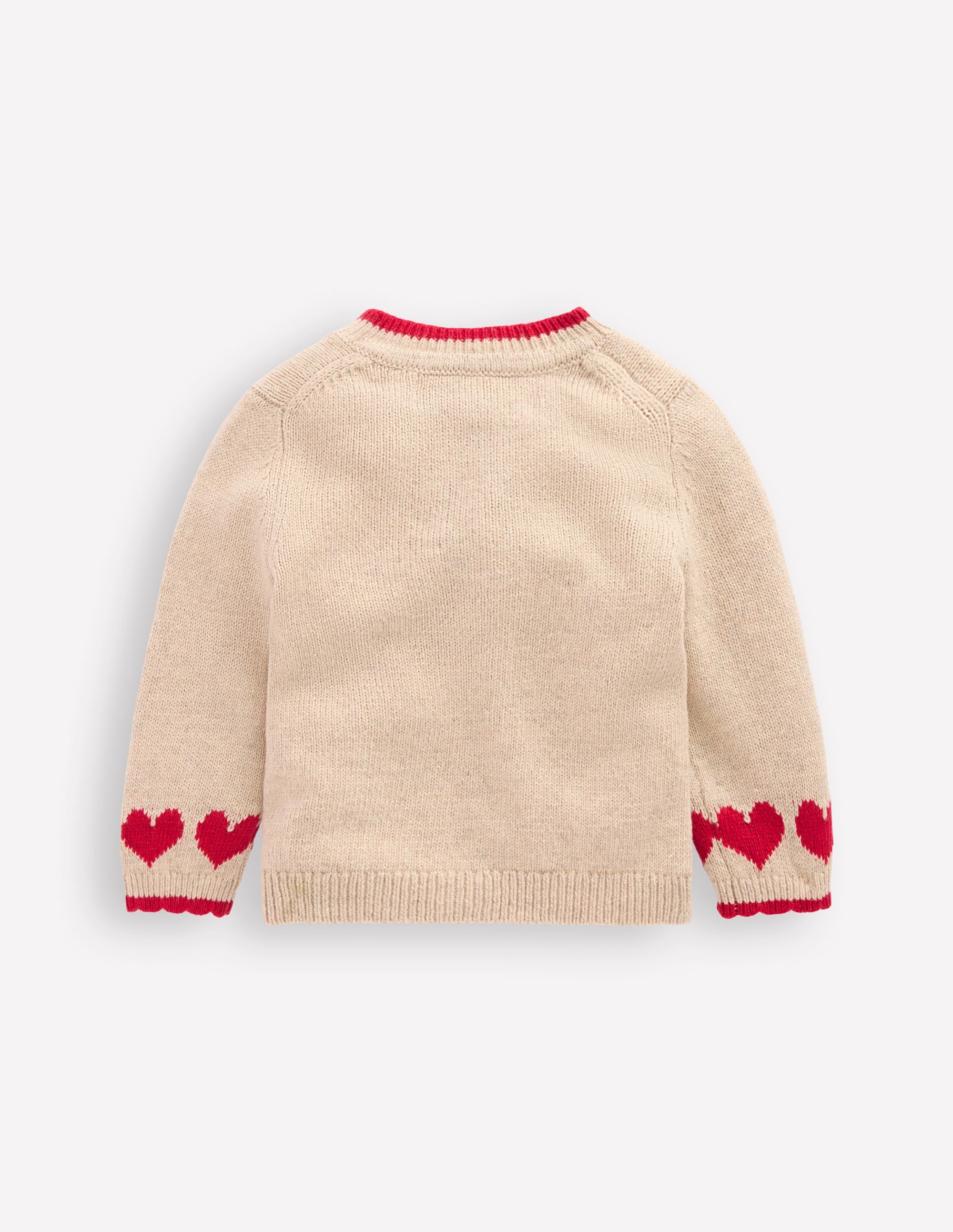 Logo Cardigan-Chinchilla Melange Heart - Image 2