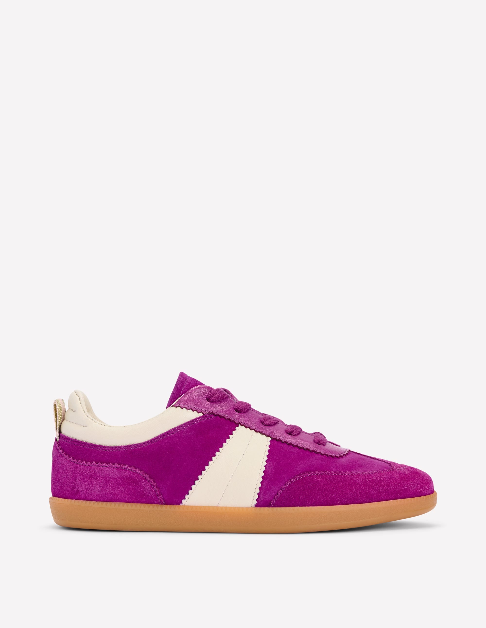 Erin Retro Tennis Trainers-Regal Purple - Image 1