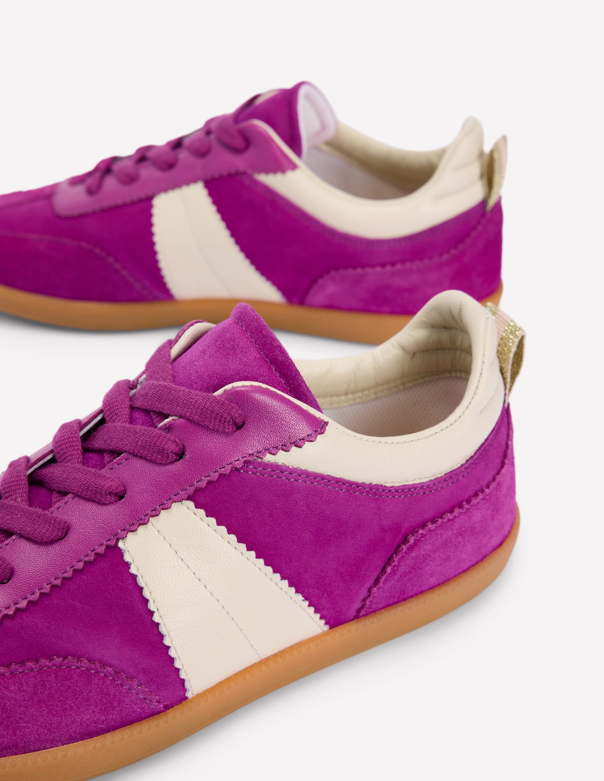 Erin Retro Tennis Trainers-Regal Purple - Image 4