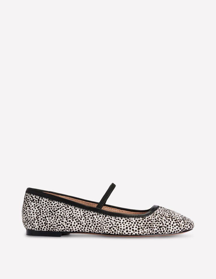 Thea Mary Jane Ballet Flats-Dalmation Pony