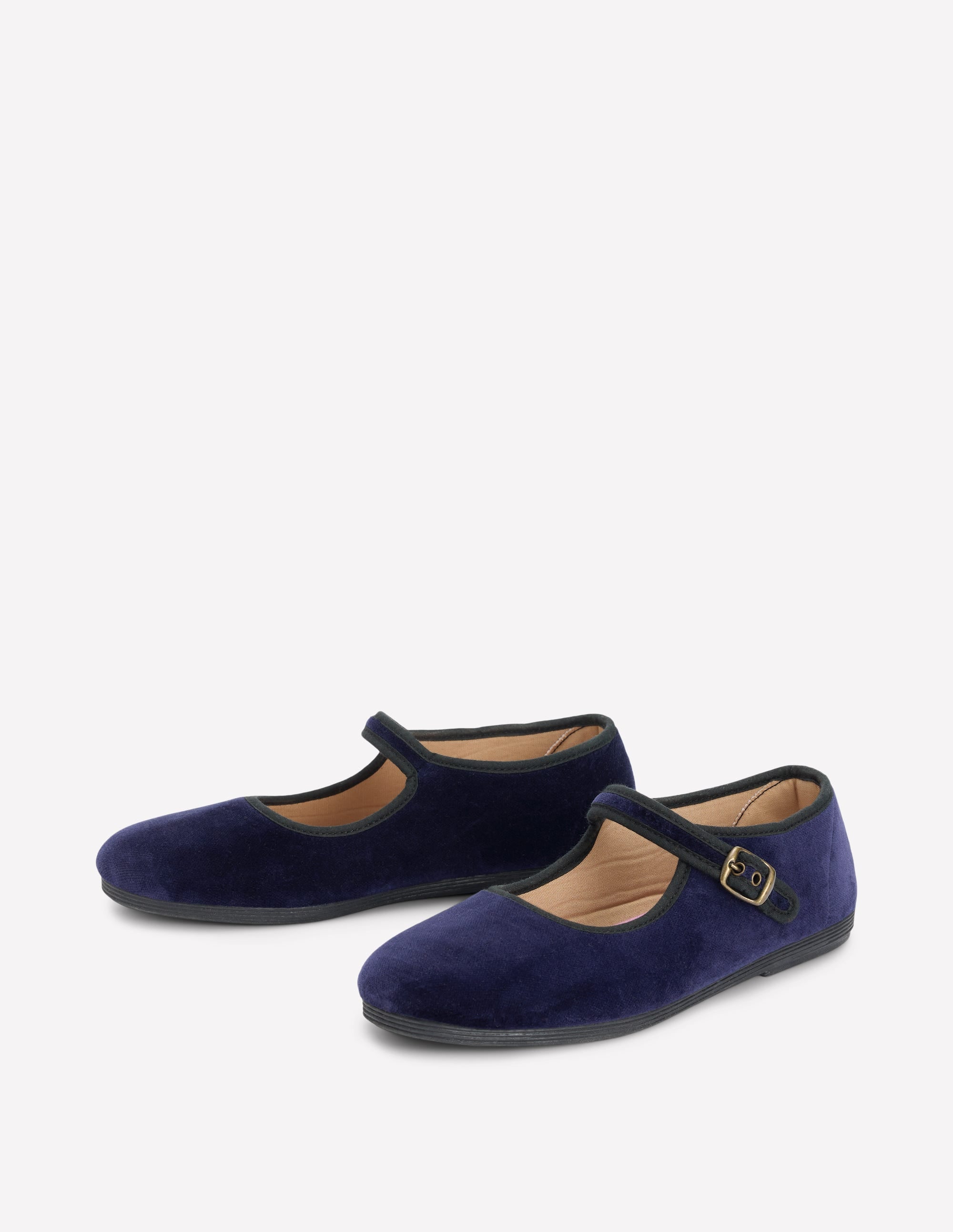 Flexi Mary Jane-Navy Velvet - Image 3