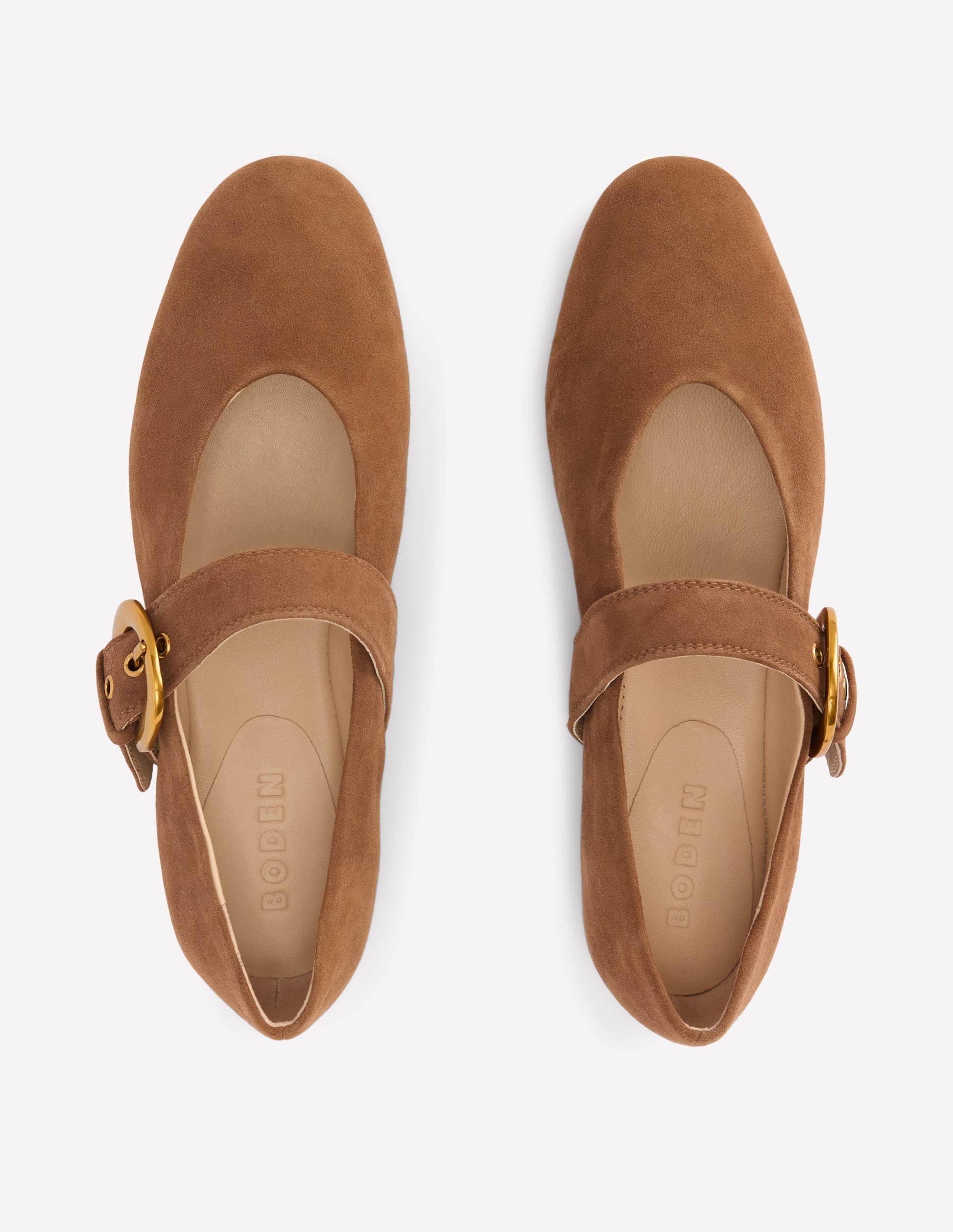Kylie Flat Buckle Mary Jane-Raw Umber-5