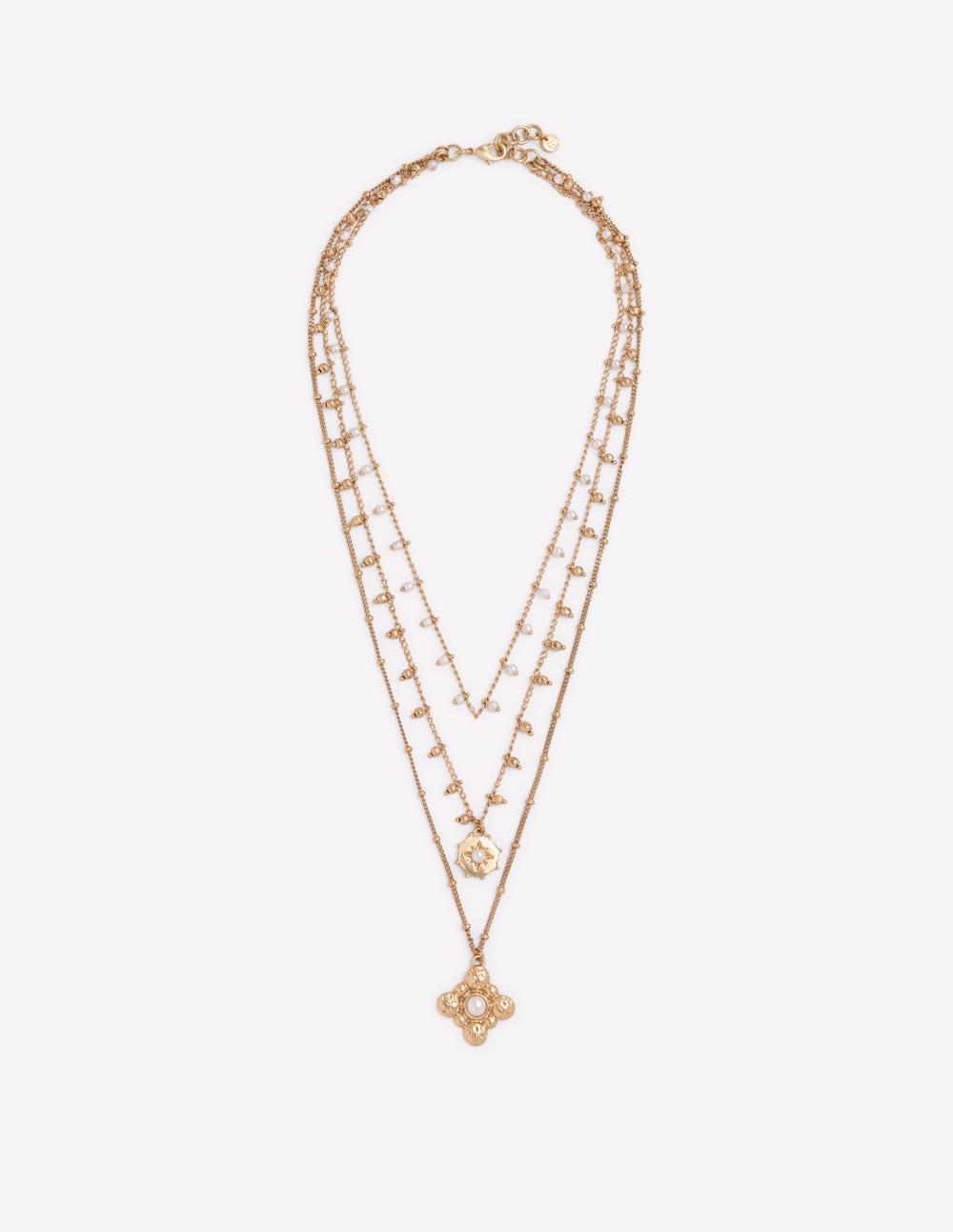 Layering Necklace-Gold Colour - Image 1