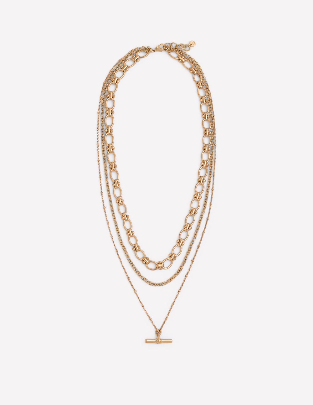 Layering Necklace-Gold Colour - Image 1