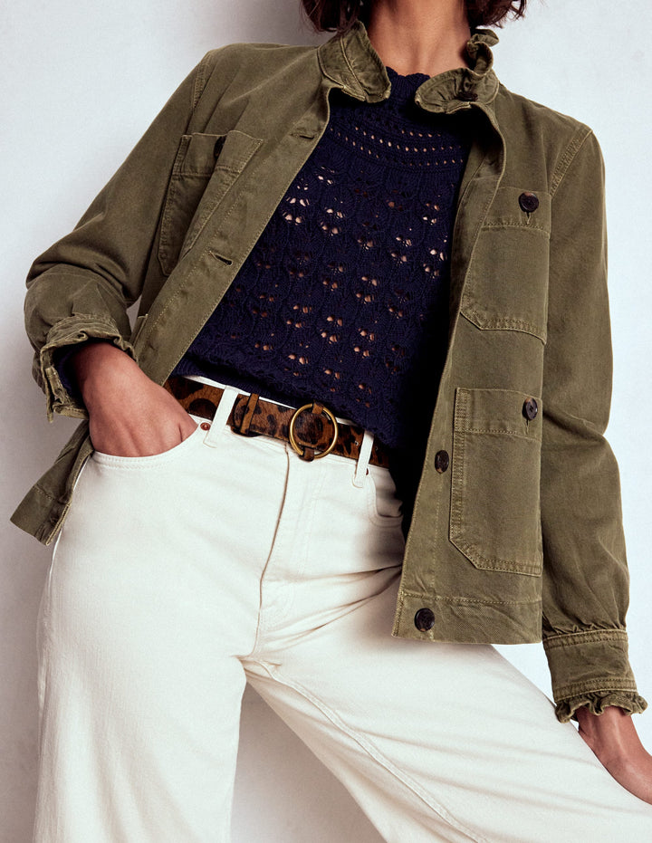 Heritage Classic Belt-Leopard Pony