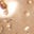 Hammered Motif Earrings-Gold Colour