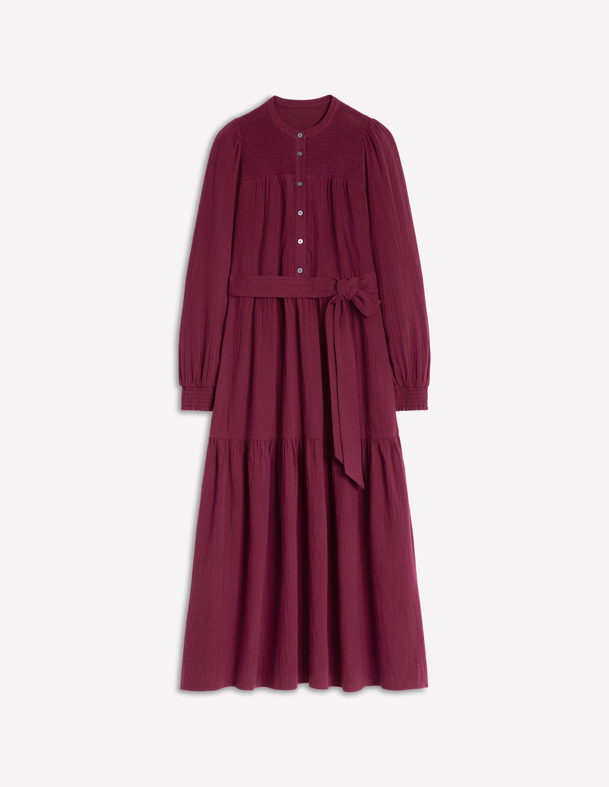 Cecily Double Cloth Midi Dress-Deep Wisteria-6