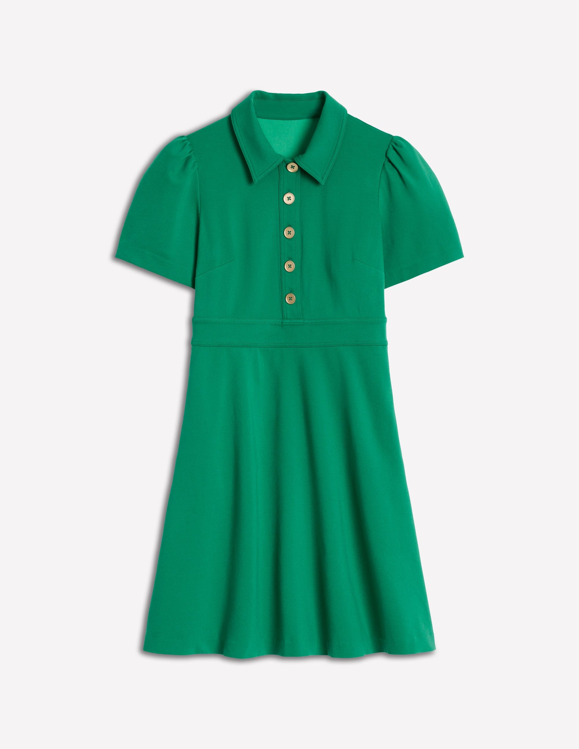 Nicolette Ponte Shirt Dress-Bear Grass-4