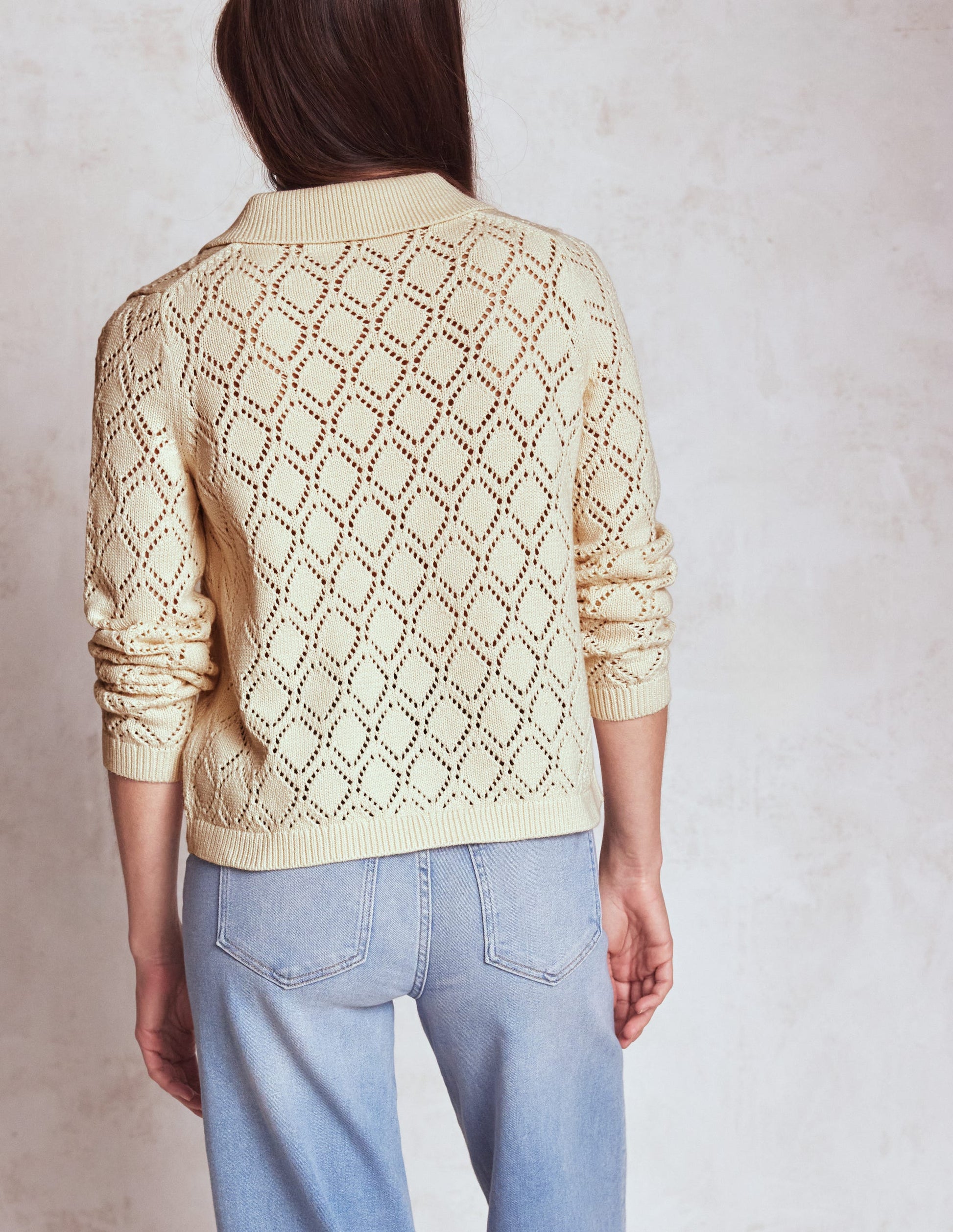 Astrid Knitted Shirt-Warm Ivory-3