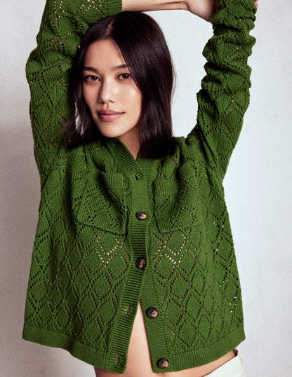 Astrid Knitted Shirt-Promenade Green-1
