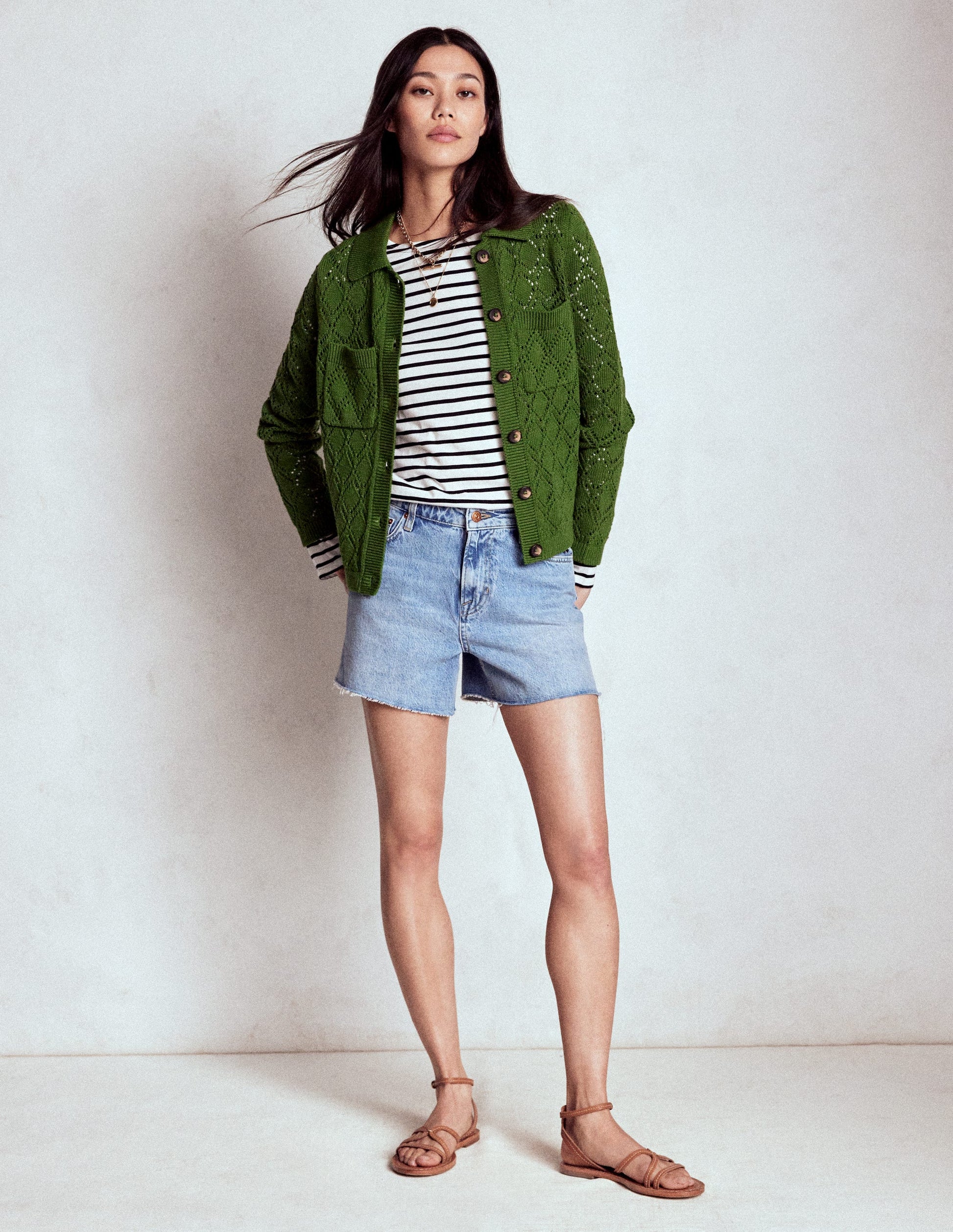 Astrid Knitted Shirt-Promenade Green-2