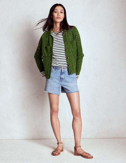 Astrid Knitted Shirt-Promenade Green-2