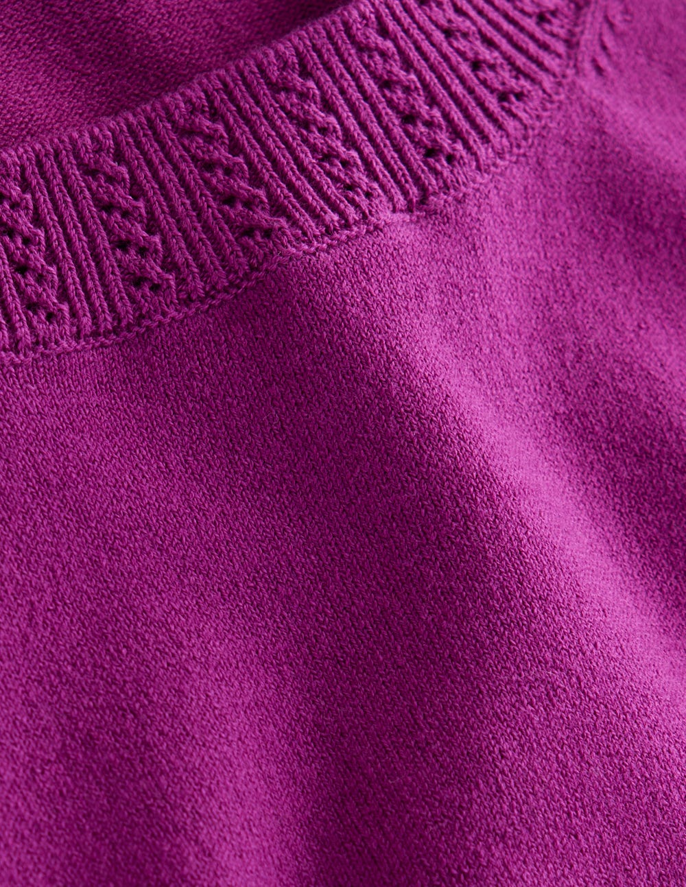 Emilia Cotton Crew Jumper-Regal Purple