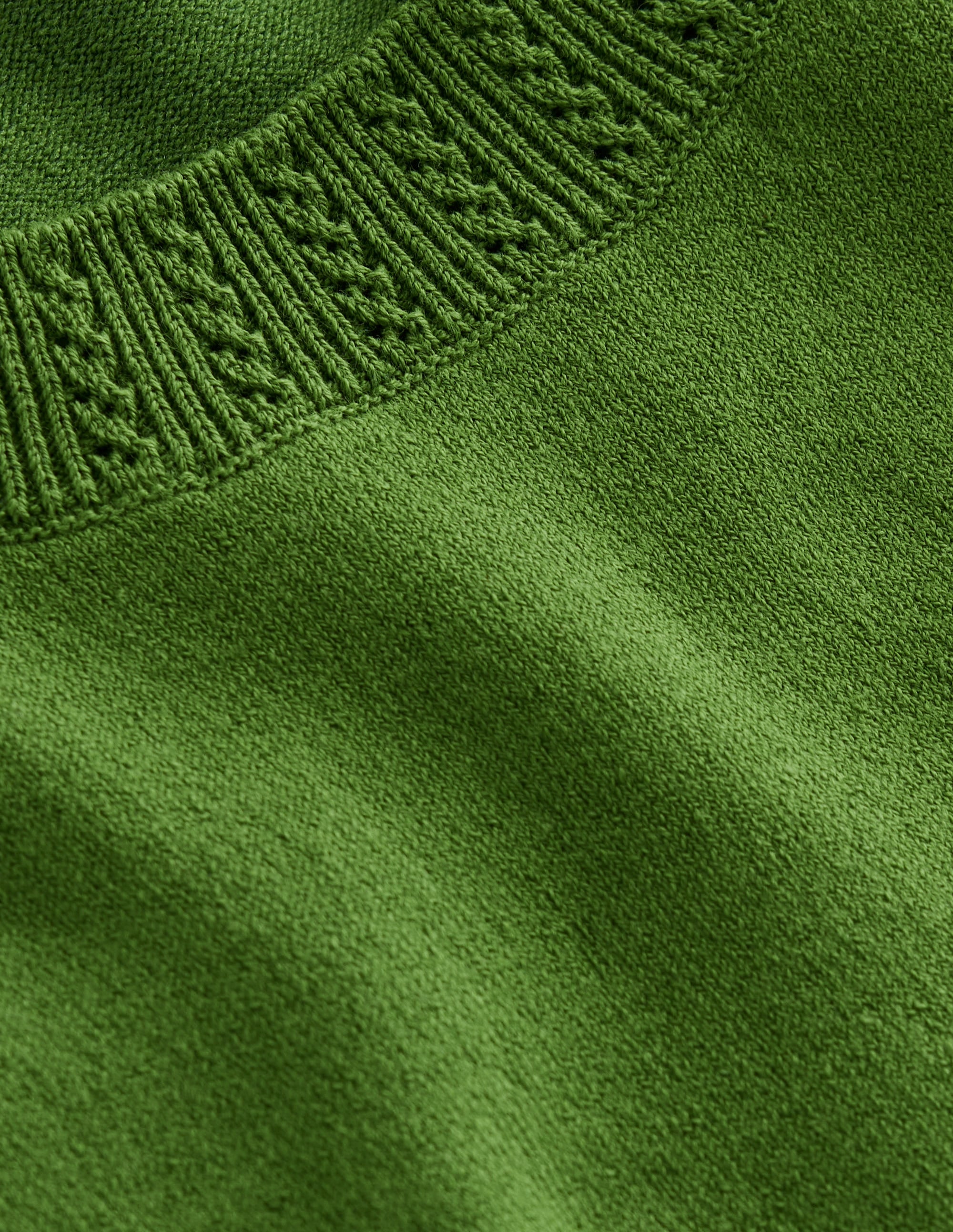 Emilia Cotton Crew Neck Tank-Promenade Green - Image 8