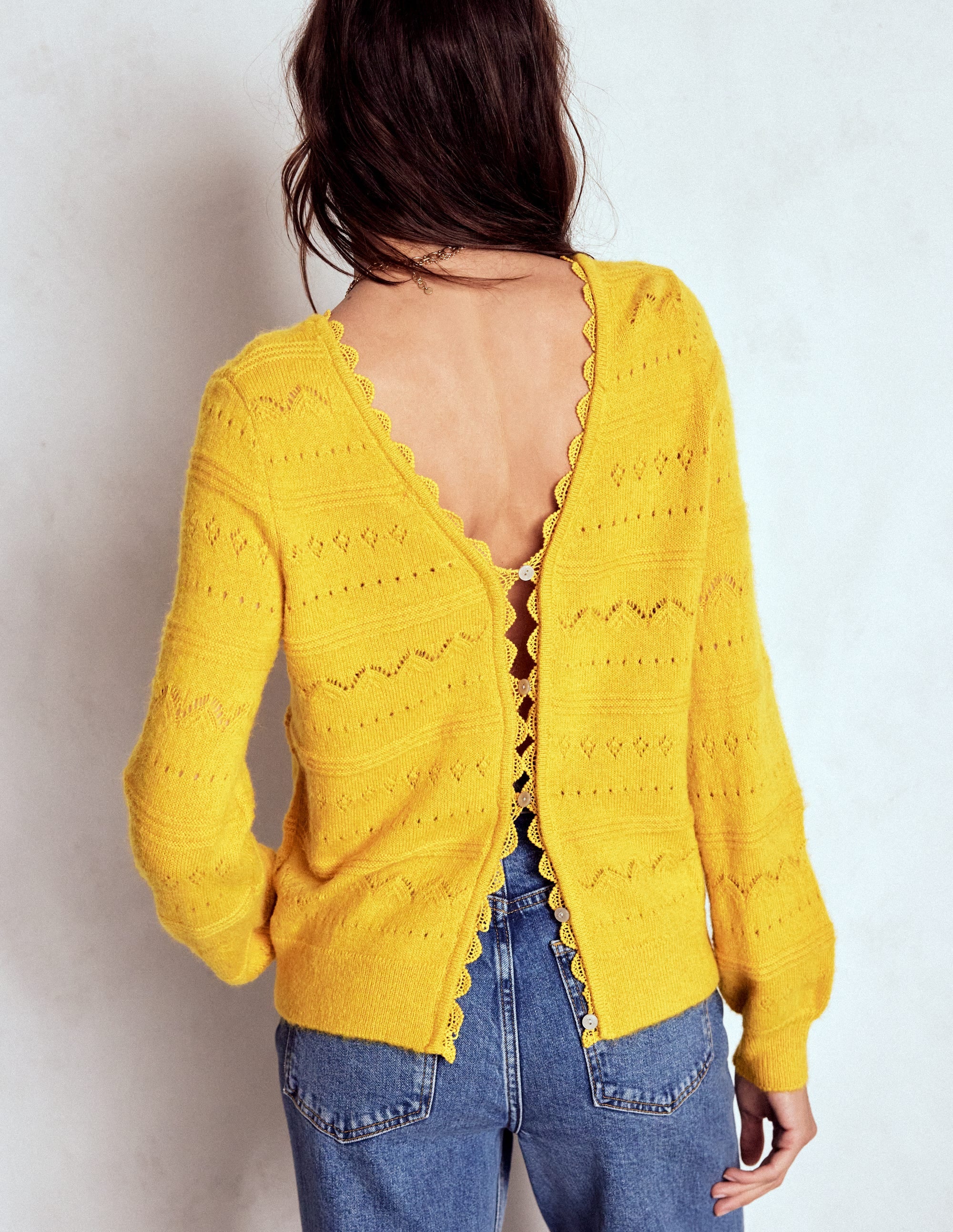 Leticia Lace Trim Jumper-Golden Rye - Image 3