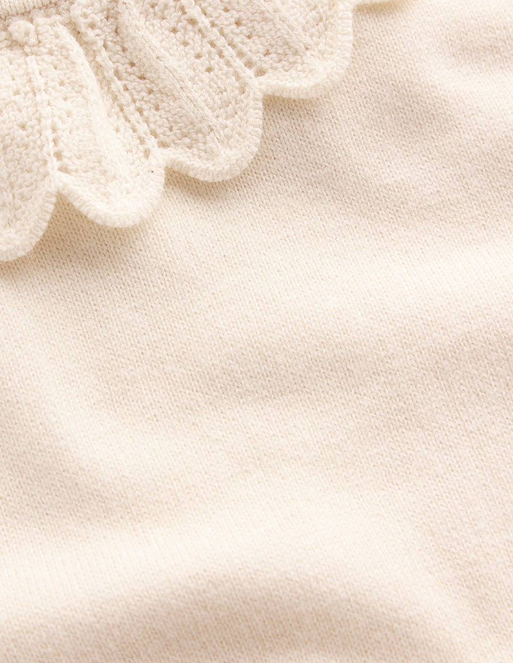 Melina Cotton Ruffle Jumper-Warm Ivory-6