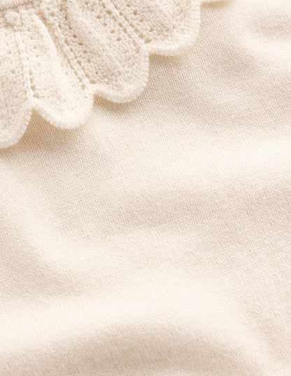 Melina Cotton Ruffle Jumper-Warm Ivory-6