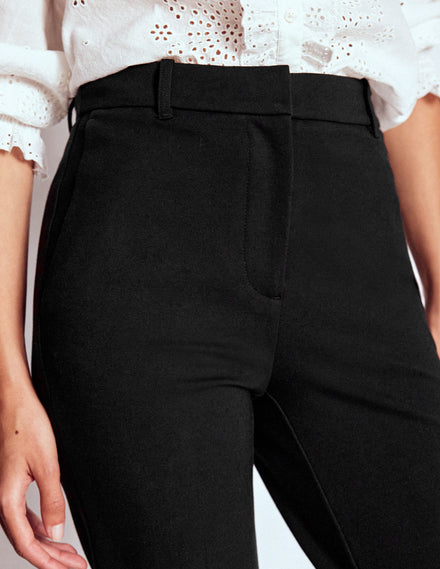Highgate Ponte Trousers-Black