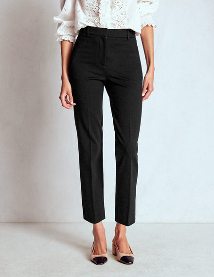 Highgate Ponte Trousers-Black