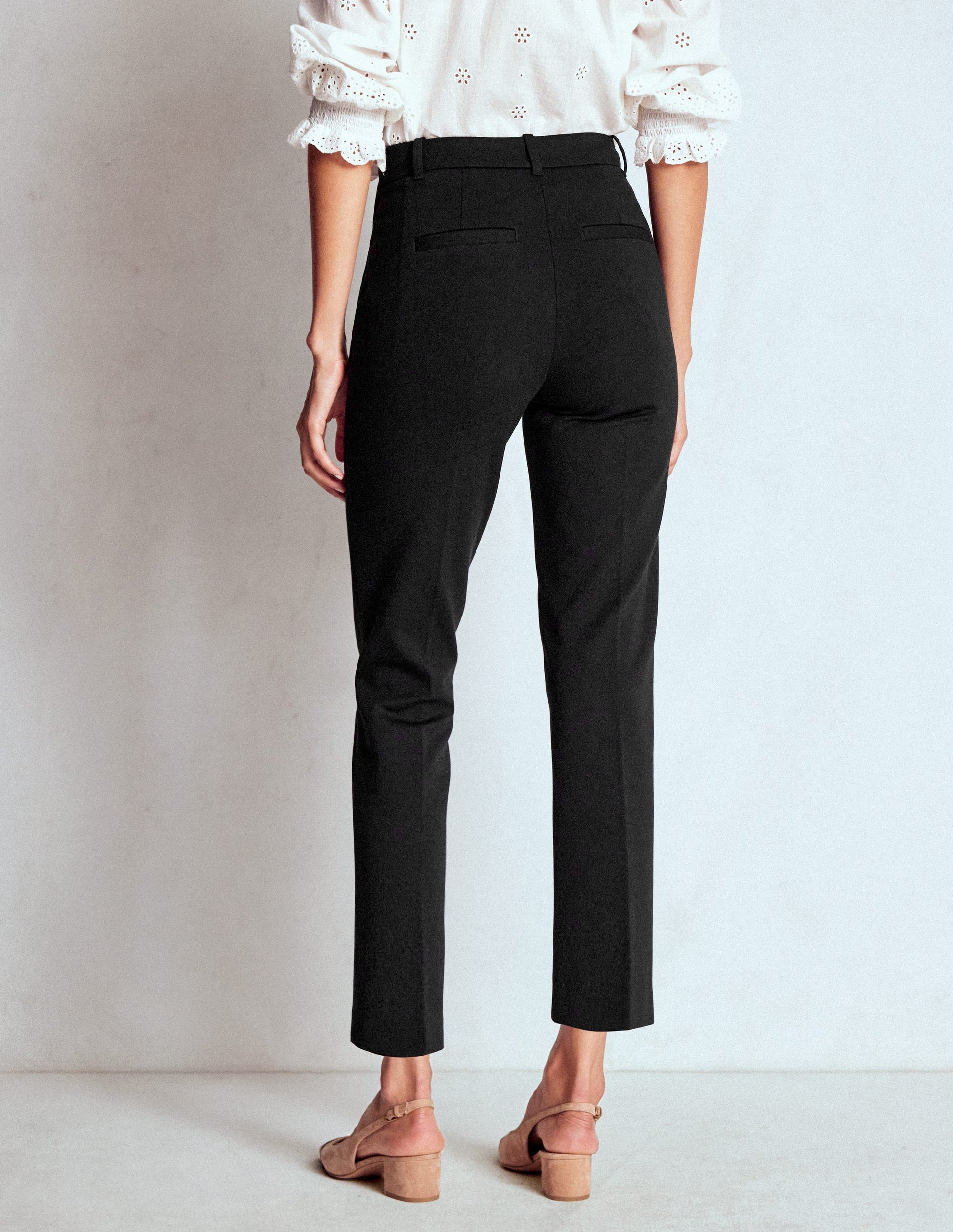 Highgate Ponte Trousers-Black-4
