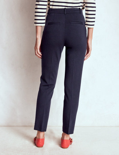 Highgate Ponte Trousers-Navy-3