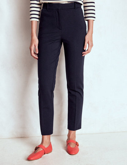 Highgate Ponte Trousers-Navy-4