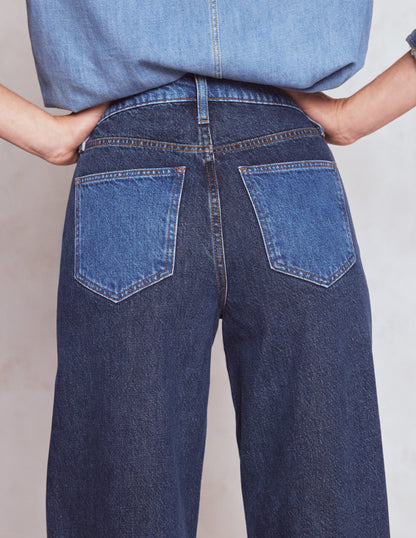 High Rise Wide Leg Jeans-Hotch Potch-2