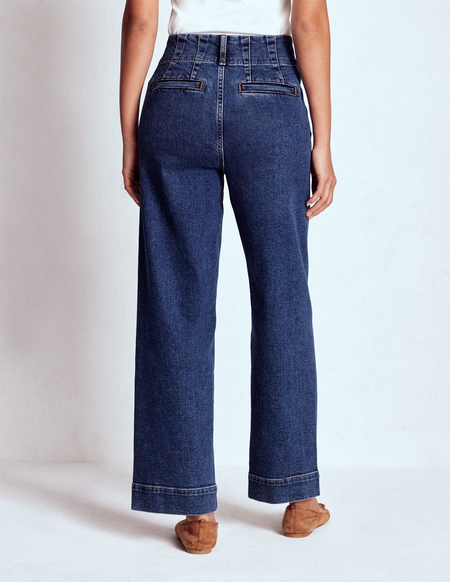 Primrose Patch Pocket Jeans-Mid Vintage