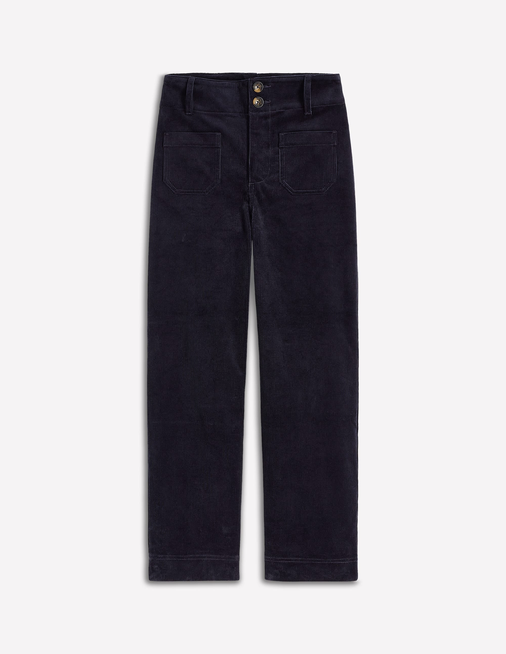 Primrose Cord Trousers-Navy - Image 5