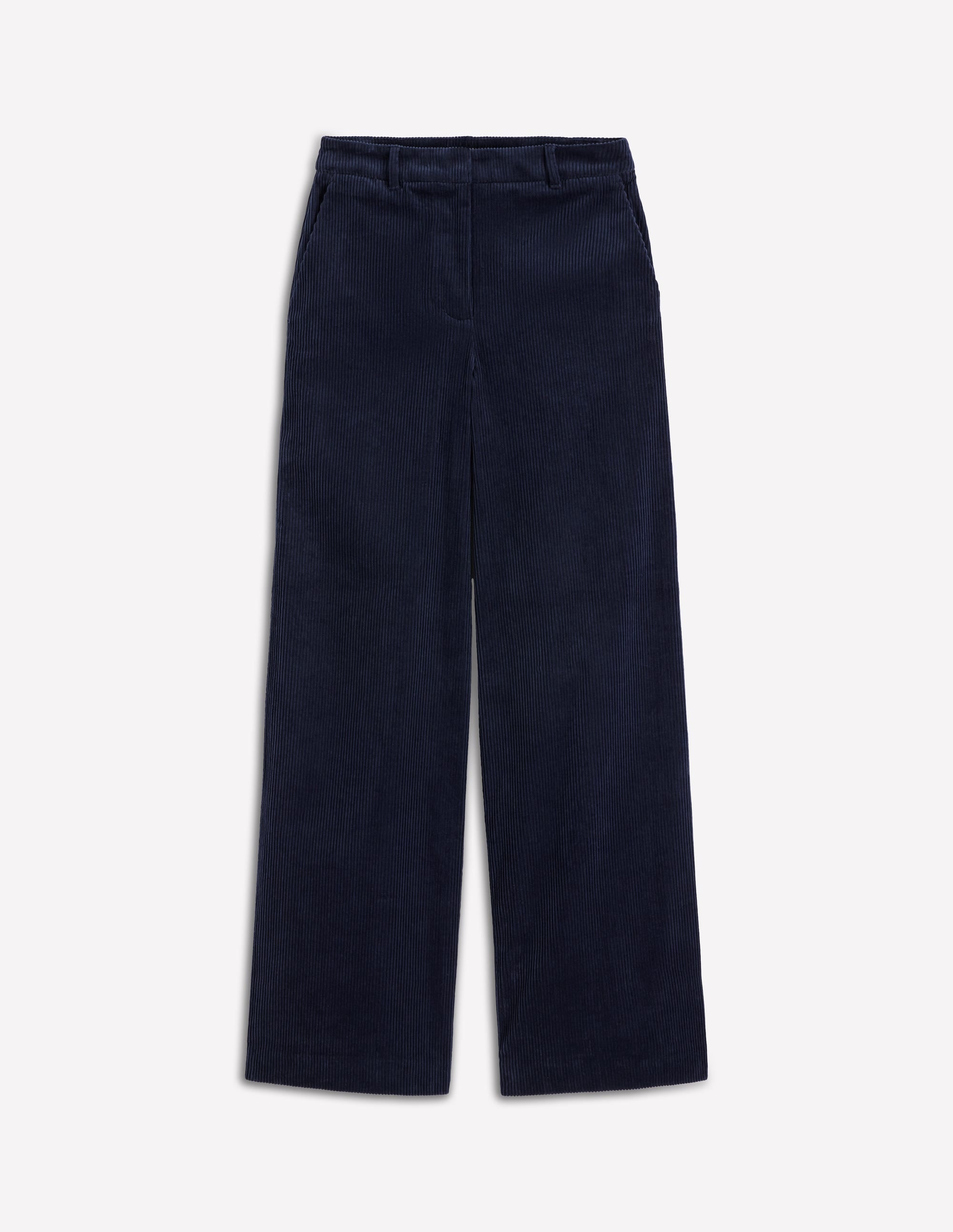 Belgravia Chunky Cord Trousers-Navy - Image 6