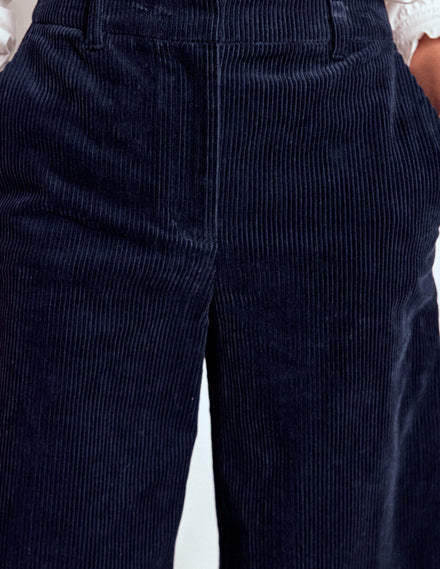 Belgravia Cord Trousers-Navy