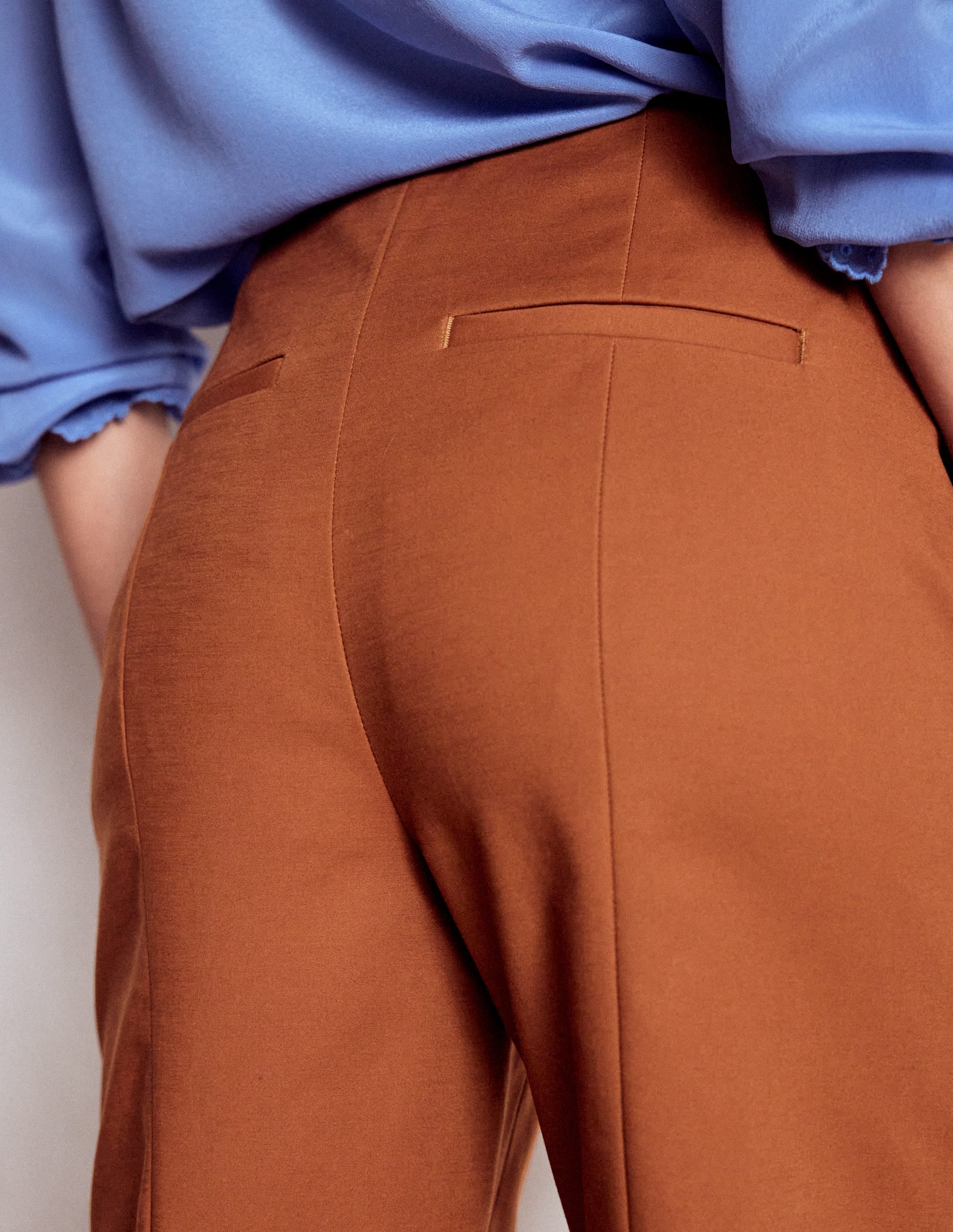 Smart 7/8 Trousers-Russet - Image 2