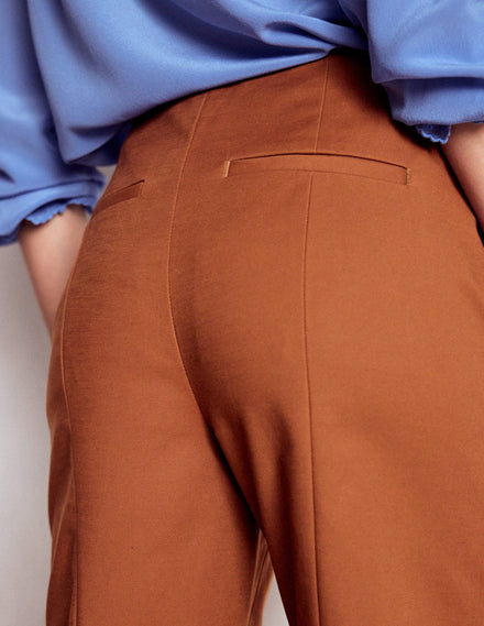 Smart 7/8 Trousers-Russet