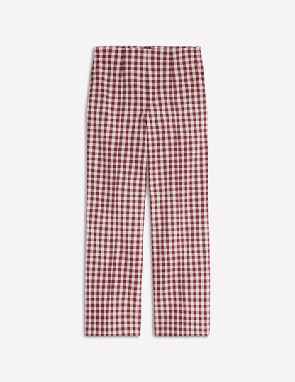 Smart 7/8 Trousers-Port Gingham-6