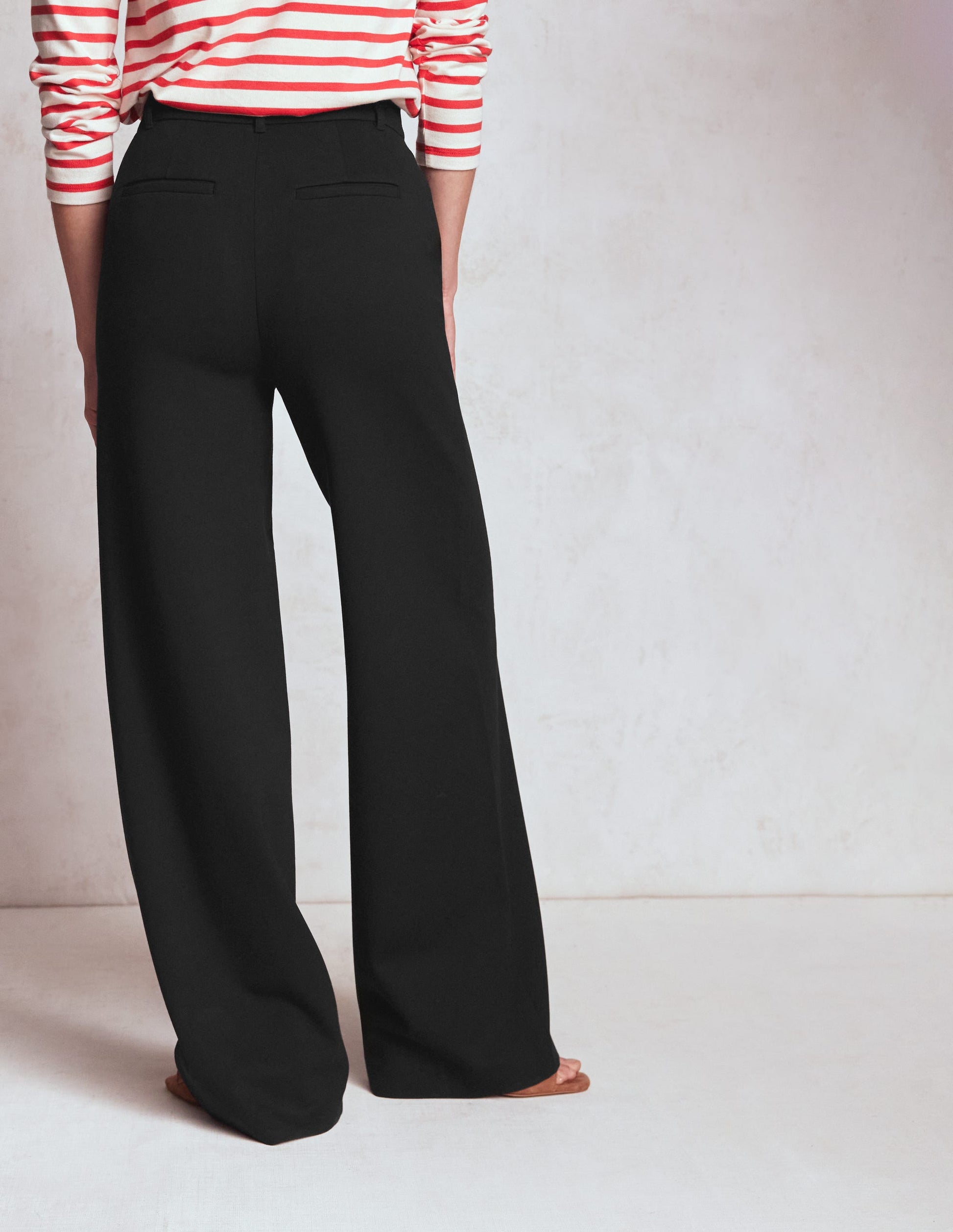 Belgravia Ponte Trousers-Black-3