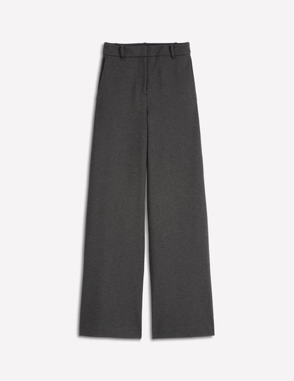 Belgravia Ponte Trousers-Charcoal Grey-5