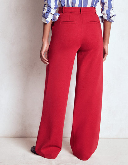 Belgravia Ponte Trousers-Carmine Red-3