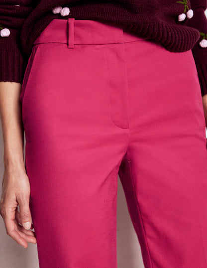 Canonbury 7/8 Trousers-Bright Cherry-2