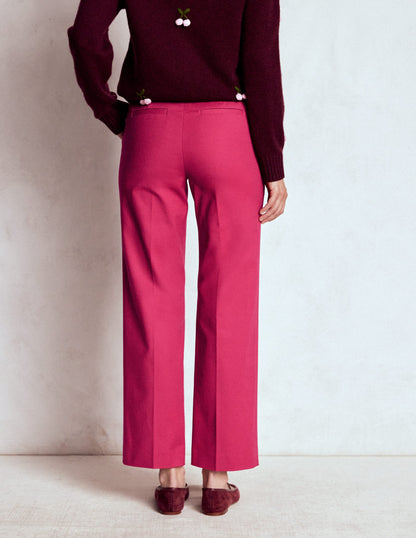 Canonbury 7/8 Trousers-Bright Cherry-3