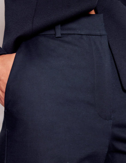 Canonbury 7/8 Trousers-Navy
