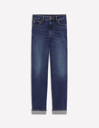 Mid Rise Stretch Jeans-Dark Vintage-1