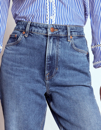 Mid Rise Stretch Jeans-Mid Vintage-6