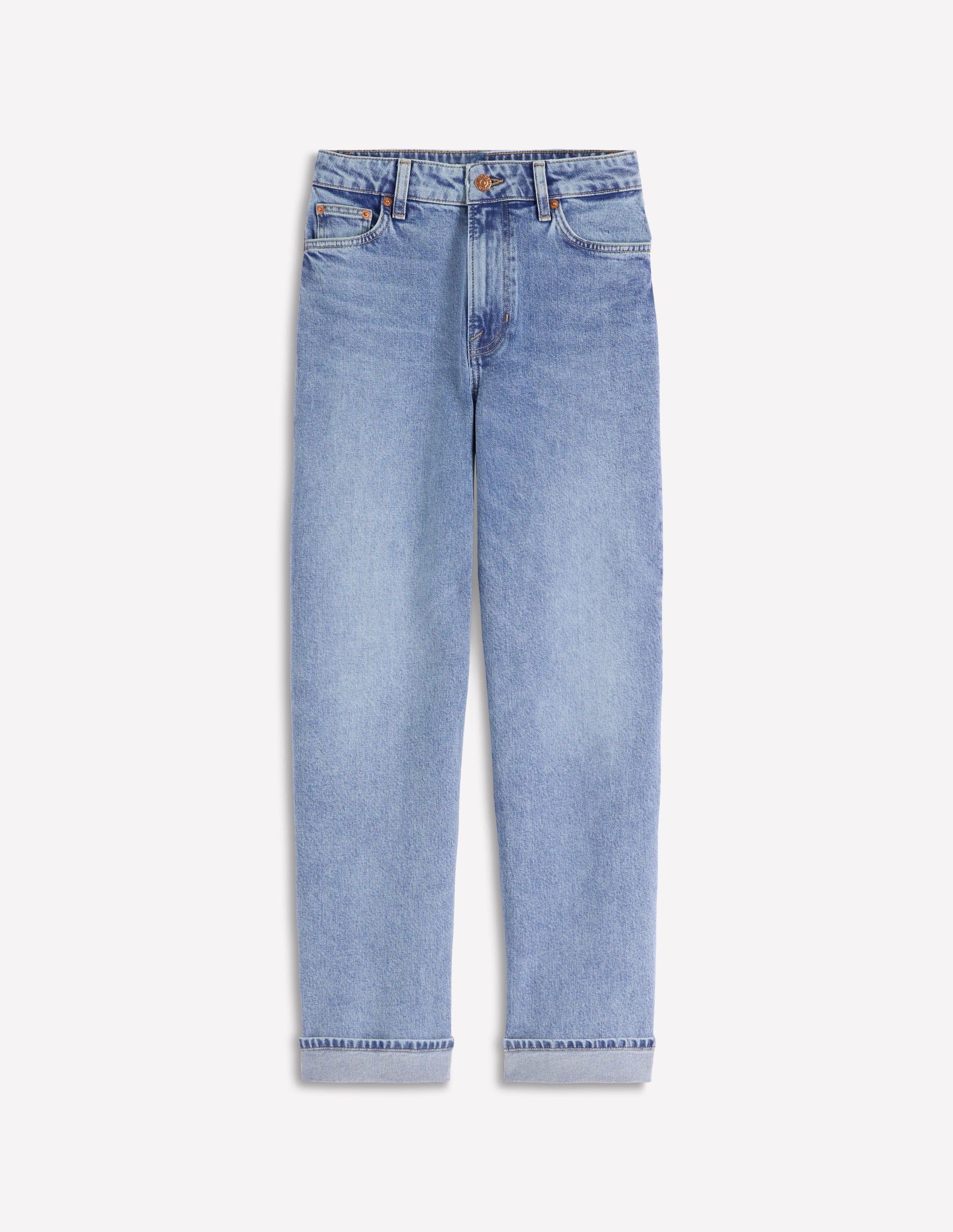 Mid Rise Stretch Jeans-Light Vintage-6