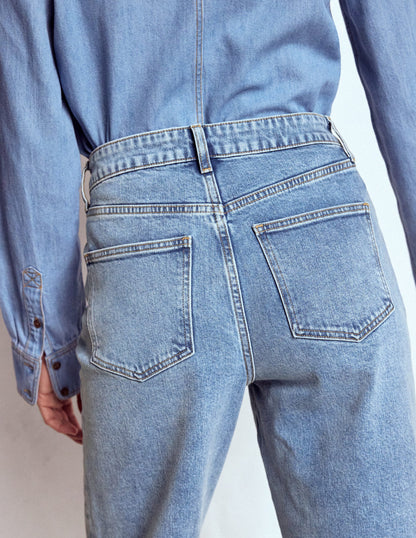 Mid Rise Stretch Jeans-Light Vintage-3