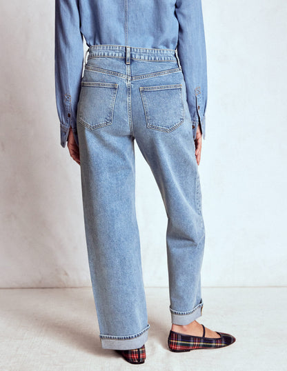 Mid Rise Stretch Jeans-Light Vintage-4