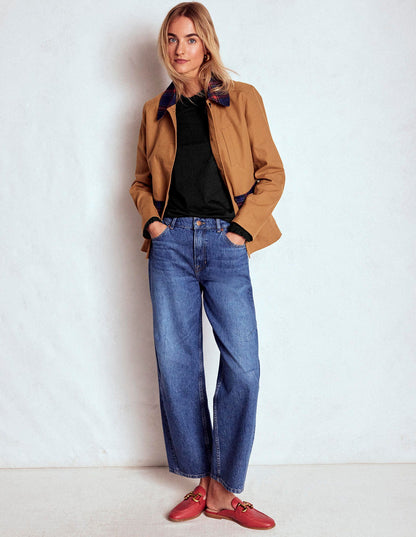 Supersoft Frill Detail Top-Black-1